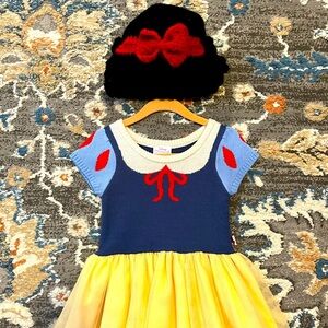 Snow White Costume Dress and Crochet Wig